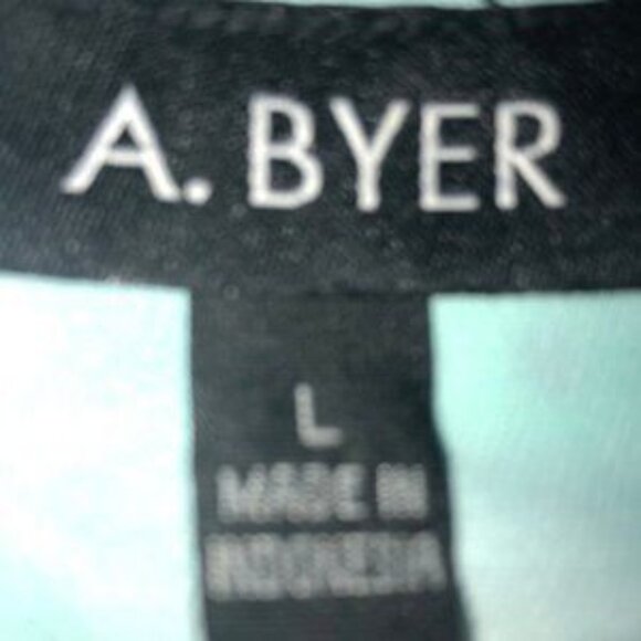 A.Byer scalloped Mint Green and Pink floral edge tank top Junior Large - Picture 6 of 8